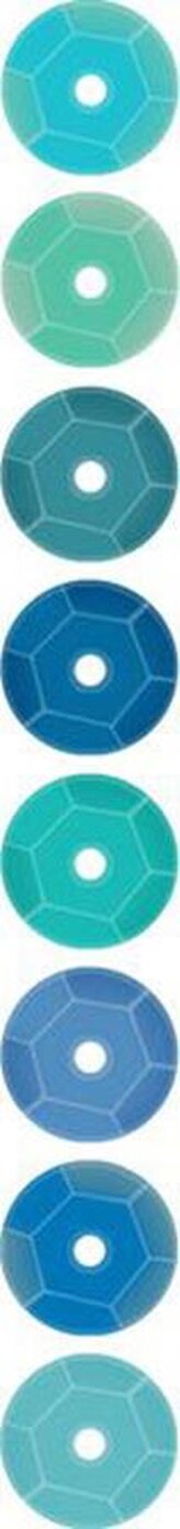 Cekiny 7mm zestaw 8 kolorów x2,5g TITANUM CRAFT-FUN SERIES 3G8P 160161