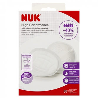 NUK Wkładki laktacyjne higieniczne Performance op. 60 szt. 10252135
