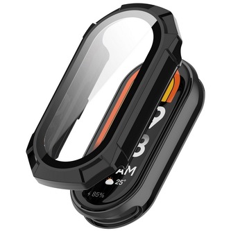 Ochranný kryt se zesílenými rohy pro Mi band 8/9/10,černý