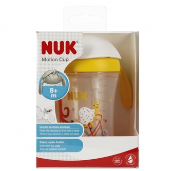NUK Kubek 230 ml  8m  Motion Cup żółty 10255639