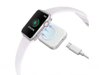 Kapesní nabíječka USB-C pro Apple Watch,Černá