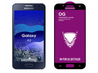 3D Ochranné tvrzené sklo na Samsung Galaxy A320/A3 2017