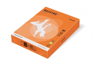 Papier xero A4 80 g Maestro pomarańczowy IGEPA 941OR43A80