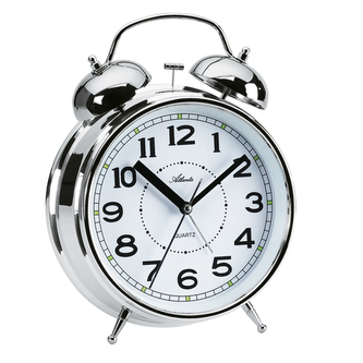 Designový zvoncový budík AT1648-19 Atlanta 24cm