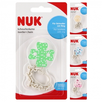 Łańcuszek do smoczka uspokajającego mix NUK 10256509