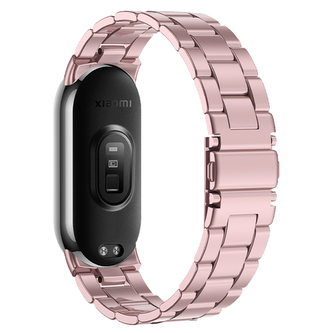 Celokovový náhradní náramek Mi band 8/9/10,Světle růžový,Xiaomi Mi Band 8/9/10 Celokovový náhradní náramek Mi band 8/9/10,Světle růžový,Xiaomi Mi Band 8/9/10