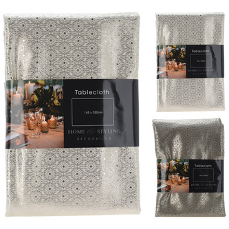 Vánoční ubrus 250x145 cm, sametový