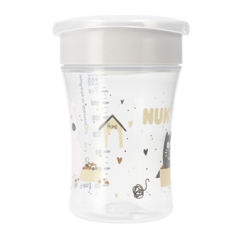 NUK Kubek 230 ml 8m   Magic Cup popielaty 10255684