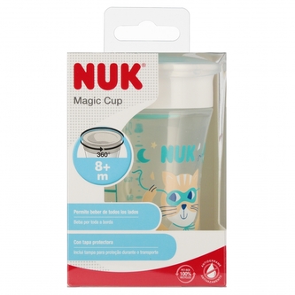 NUK Kubek 230 ml 8m   Magic Cup turkusowy 10751138