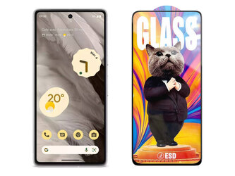 3D Ochranné tvrzené sklo na Google Pixel 7 Pro - Mr. Cat ESD