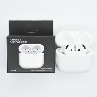 Jednobarevný obal pro AirPods 4,White