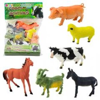 Zwierzęta gospodarskie 6szt