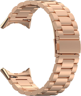 Celokovový řemínek pro Google Pixel Watch,Růžovo-zlatý