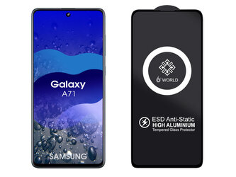 ESD 3D Ochranné tvrzené sklo na Samsung Galaxy A71