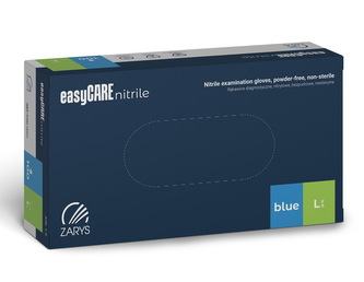 Nitrilové rukavice easyCARE Zarys modré 100 ks Velikost: M
