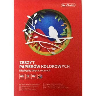 Papier kolorowy A4 10 kartek HERLITZ 9583709