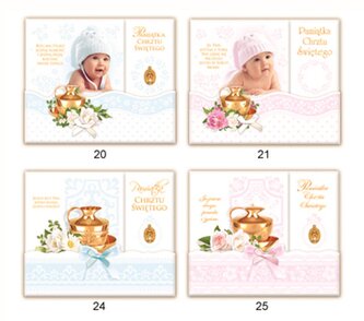 Pamiątka książeczka składana A5 Chrzest Sw. MERIGRAF 430199