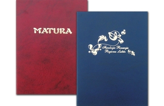 Okładka na dyplom oklejana A4  zielona BARBARA 1802508