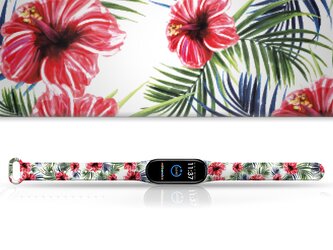 Náhradní náramek Mi band 3/4/5/6/7 Ibišek,Vícebarevná,Xiaomi Mi band 3/4 Náhradní náramek Mi band 3/4/5/6/7 Ibišek,Vícebarevná,Xiaomi Mi band 3/4
