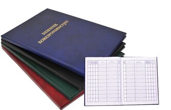 Dziennik korespondencyjny A4 192 kartki granatowy BARBARA 0803213