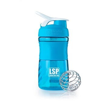 LSP nutrition - Blender bottle 500ml shaker lahev LSP 20oz - black green