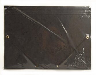 TECZKA PRESZPANOWA Z GUMKĄ BANTEX A4 CZARNY