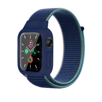 Nylonový set 2v1 pro Apple Watch 38/40/41/42(S10)mm,Modrá