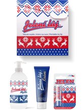 Pečující sada Jelení lůj | Jelen - Tekuté mýdlo + Krém na ruce + Pomáda na rty