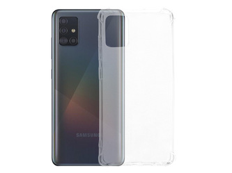 Samsung A51 - Průhledný kryt,Zesílená ochrana rohů a hran