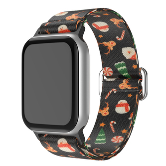 Vánoční řemínek se sponou pro Apple Watch 42/44/45/49mm,4
