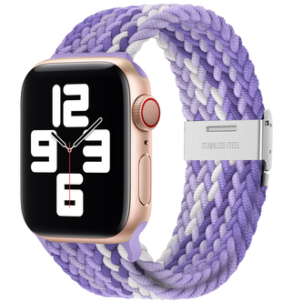 Pletený řemínek pro Apple Watch 42/44/45/46/49mm,Odstíny fialové