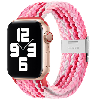 Pletený řemínek pro Apple Watch 42/44/45/46/49mm,Odstíny růžové