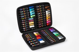 Akrylový popisovač "Posca", 40 ks, sada v pouzdru, UNI 2UPC40DB Akrylový popisovač "Posca", 40 ks, sada v pouzdru, UNI 2UPC40DB