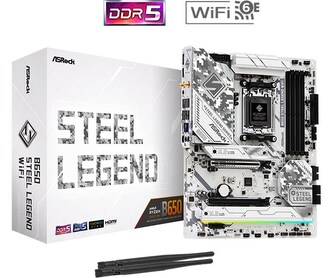 ASRock MB Sc AM5 B650 Steel Legend WiFi , AMD B650, 4xDDR5, 1xDP, 1xHDMI, WIFI