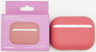 Jednobarevný obal pro AirPods PRO / 2 PRO,Pale Mauve Jednobarevný obal pro AirPods PRO / 2 PRO,Pale Mauve
