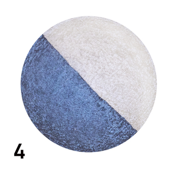 Minerální oční stíny DUO Odstín: č.4  tm.modrá/perleť,