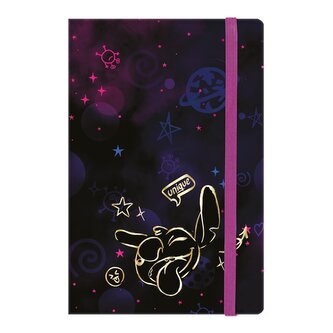 Colorino zápisník s plochou gumičkou A5 -  Stitch Gold 1