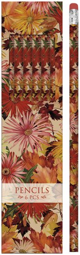 Dárkové balení tužek Orange Autumn Plants