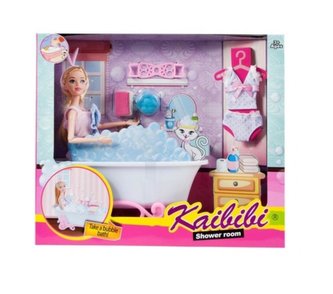 Lalka 29cm z akcesoriami i wanną