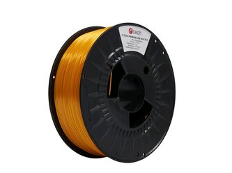Filament C-TECH PREMIUM LINE, Silk PLA, žlutooranžová, RAL2000, 1,75mm, 1kg