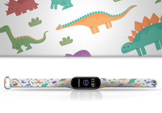 Náhradní náramek Mi band 3/4/5/6/7 Dinousauři,Bílá,Xiaomi Mi band 3/4 Náhradní náramek Mi band 3/4/5/6/7 Dinousauři,Bílá,Xiaomi Mi band 3/4