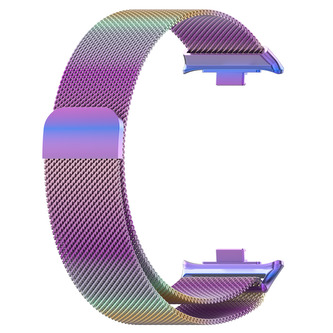 Milánský tah magnetický řemínek pro Mi Band 8 PRO,Duhový