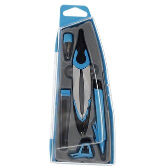 Cyrkiel metalowy 5-elementowy w etui FLAMINGO 52005