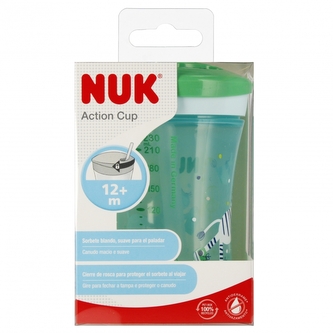 NUK Kubek 230 ml 12m  Action Cup zielony 10751136