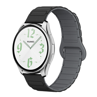 Dvojbarevný magnetický řemínek 22mm,Černo-Šedý