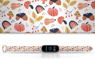 Náhradní náramek Mi band 3/4/5/6/7 Plody podzimu,Vícebarevná,Xiaomi Mi band 3/4,Pro Mi band 3/4