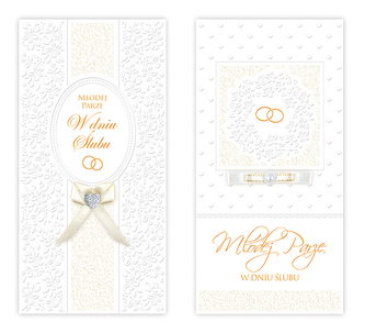 KARNET DL ŚLUBNY Z BROKATEM SERIA EXCLUSIVE MERIGRAF
