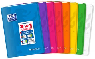 Zeszyt A5 Oxford Easybook, 60 kartek, linia z marginesem