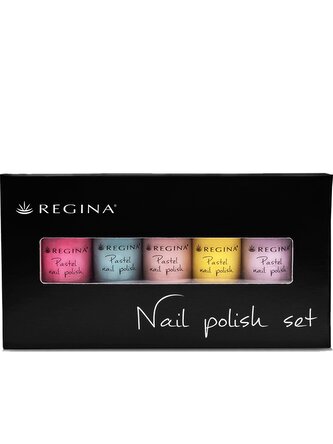 Pastel Nail Polish Set | Lak na nehty | Svěží letní odstíny | Profesionální vzhled | 5x 4 ml