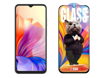 3D Ochranné tvrzené sklo na Blackview Oscal C80 - Mr. Cat ESD